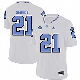 North Carolina Tar Heels 21 Da'Norris Searcy White College Football Jersey Dzhi,baseball caps,new era cap wholesale,wholesale hats